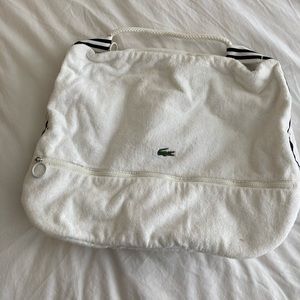 Sac de plage en ratine LACOSTE